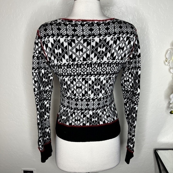 vintage bulldog guarenteed tough wool blend sweater S/P - Picture 3 of 6